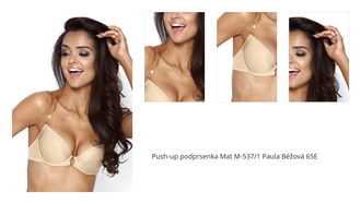 Push-up podprsenka Mat M-537/1 Paula Béžová 65E 1