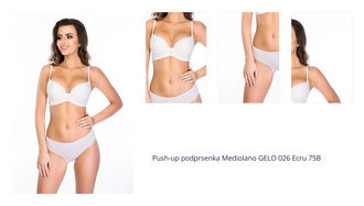 Push-up podprsenka Mediolano GELO 026 Ecru 75B 1