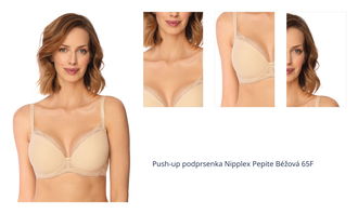 Push-up podprsenka Nipplex Pepite Béžová 65F 1