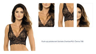 Push-up polokorzet Gorteks Charlize/PG1 Čierna 70B 1