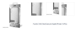 Puzdro 3mk ClearCase pre Apple iPhone 14 Plus 1