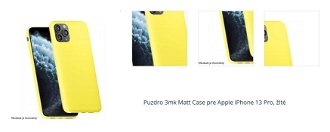 Puzdro 3mk Matt Case pre Apple iPhone 13 Pro, žlté 1