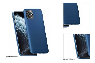Puzdro 3mk Matt Case pre Samsung Galaxy A53, modré 3