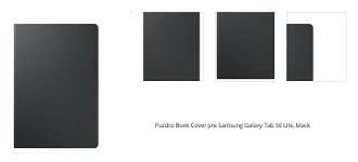 Puzdro Book Cover pre Samsung Galaxy Tab S6 Lite, black 1