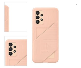 Puzdro Card Slot Cover pre Samsung Galaxy A23, awesome peach 4