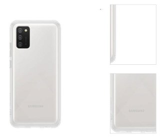 Zadný kryt Clear Cover pre Samsung Galaxy A02s, transparentná 3