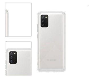 Zadný kryt Clear Cover pre Samsung Galaxy A02s, transparentná 4