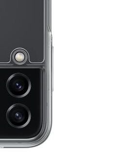 Puzdro Clear Cover s držiakom na prst pre Samsung Galaxy Z Flip4, transparent 9
