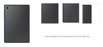Puzdro Clear Edge Cover pre Samsung Galaxy Tab A8 10.5 (2021), navy 1