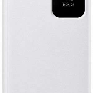 Knižkové puzdro Clear View pre Samsung Galaxy S22, biela 5