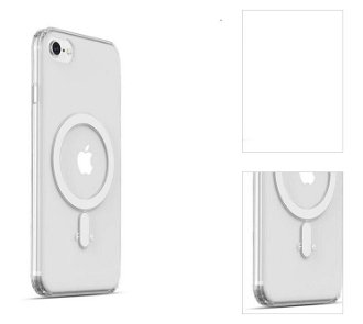 Zadný kryt ER Case Ice Snap s MagSafe pre Apple iPhone SE 22/SE 20/8/7, transparentná 3