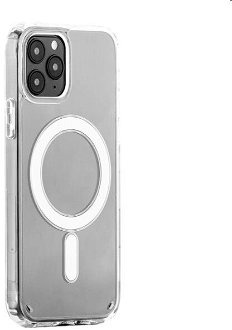 Zadný kryt ER Case Ice Snap s MagSafe pre iPhone 12/12 Pro, transparentná