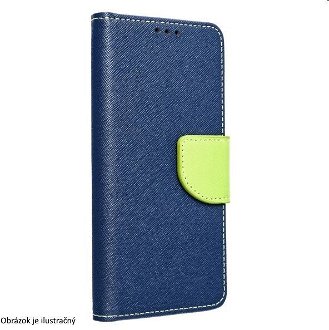 Puzdro FANCY Book pre Motorola Moto G14, modré/zelené