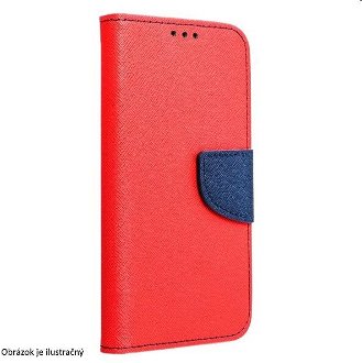 Knižkové puzdro FANCY Book pre Samsung Galaxy A34 5G, červená/modrá