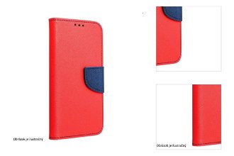 Puzdro FANCY Book pre Samsung Galaxy A53, červené/modré 3