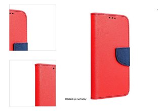 Puzdro FANCY Book pre Samsung Galaxy A53, červené/modré 4