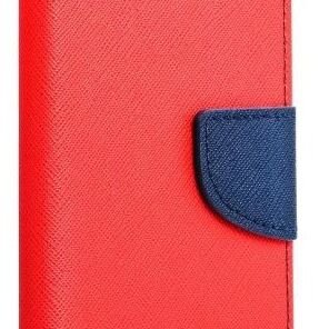 Puzdro FANCY Book pre Samsung Galaxy A53, červené/modré 5