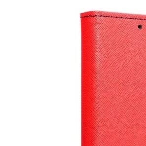 Knižkové puzdro FANCY Book pre Samsung Galaxy S22, červená/modrá 6