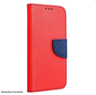 Knižkové puzdro FANCY Book pre Xiaomi 12/12X, červená/modrá