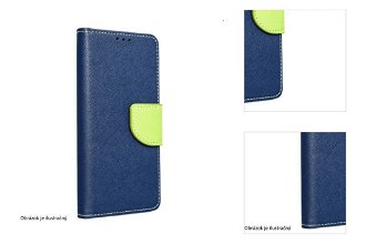 Puzdro FANCY Book pre Xiaomi Redmi Note 11 Pro+ 5G, modré/zelené 3
