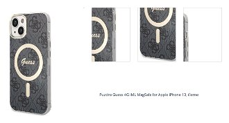 Zadný kryt Guess 4G IML MagSafe pre Apple iPhone 13, čierna 1