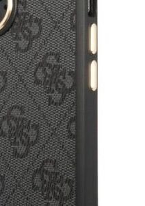 Zadný kryt Guess PU 4G MagSafe pre Apple iPhone 13 Pro, čierna 5