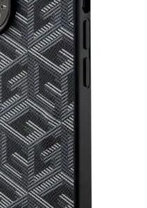 Zadný kryt Guess PU G Cube MagSafe for Apple iPhone 14 Pro Max, čierna 5