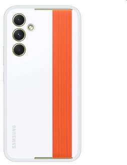 Zadný kryt Haze Grip Cover pre Samsung Galaxy A54 5G, biela