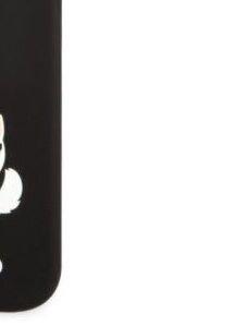 Puzdro Karl Lagerfeld and Choupette Liquid Silicone pre Samsung Galaxy S22 Plus, čierne 9