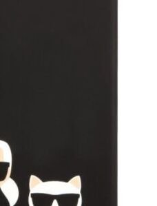 Puzdro Karl Lagerfeld and Choupette Liquid Silicone pre Samsung Galaxy S22 Plus, čierne 5