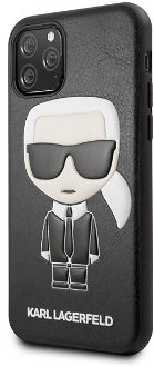Puzdro Karl Lagerfeld Embossed pre Apple iPhone 11 Pro Max, Black