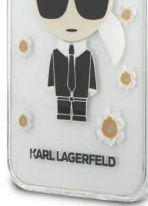 Puzdro Karl Lagerfeld Ikonik Flower pre Apple iPhone 13 mini, transparetné 8