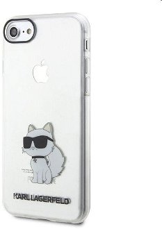 Puzdro Karl Lagerfeld IML Choupette NFT pre Apple iPhone 7/8/SE20/SE22, transparentné