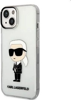 Puzdro Karl Lagerfeld IML Ikonik NFT pre Apple iPhone 14 Plus, transparentné 2