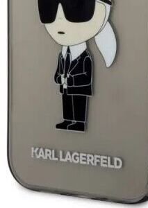 Zadný kryt Karl Lagerfeld IML Ikonik NFT pre Apple iPhone 14 Pro Max, čierna 8