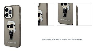 Zadný kryt Karl Lagerfeld IML Ikonik NFT pre Apple iPhone 14 Pro Max, čierna 1