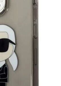 Puzdro Karl Lagerfeld IML Ikonik NFT pre Apple iPhone 14 Pro Max, čierne 5