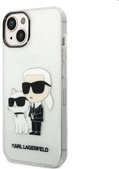 Zadný kryt Karl Lagerfeld MagSafe IML pre Apple iPhone 14 Plus, transparentná
