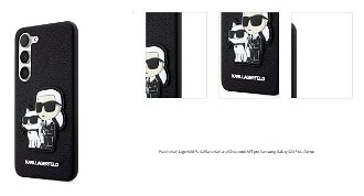 Puzdro Karl Lagerfeld PU Saffiano Karl and Choupette NFT pre Samsung Galaxy S23 Plus, čierne 1