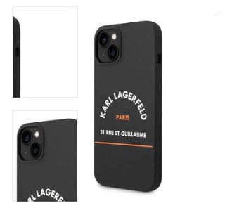 Puzdro Karl Lagerfeld Rue St Guillaume pre Apple iPhone 14, čierne 4
