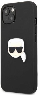 Puzdro Karl Lagerfeld TPU Choupette Head pre iPhone 13 mini, black
