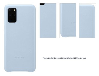 Puzdro Leather Cover pre Samsung Galaxy S20 Plus, sky blue 1