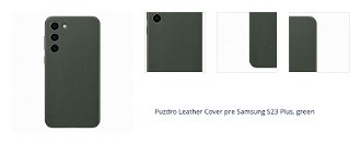 Puzdro Leather Cover pre Samsung S23 Plus, green 1