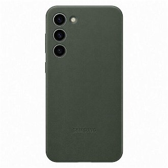 Puzdro Leather Cover pre Samsung S23 Plus, green 2