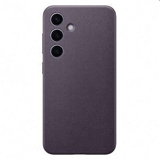 Puzdro Leather Cover pre Samsung S24, dark violet