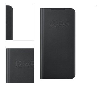 Puzdro LED View Cover pre Samsung Galaxy S21 Plus - G996B, black (EF-NG996P) 4
