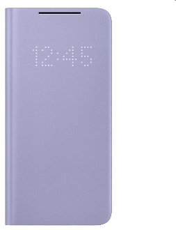 Knižkové puzdro LED View Cover pre Samsung Galaxy S21 Plus - G996B, fialová