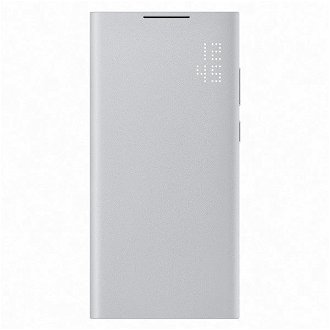 Puzdro LED View Cover pre Samsung Galaxy S22 Ultra, light gray