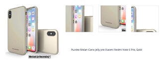Puzdro Molan Cano Jelly pre Xiaomi Redmi Note 6 Pro, Gold 1