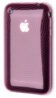 Puzdro Muvit Silikon + Fólia - Apple iPhone 3G a 3GS, Pink
